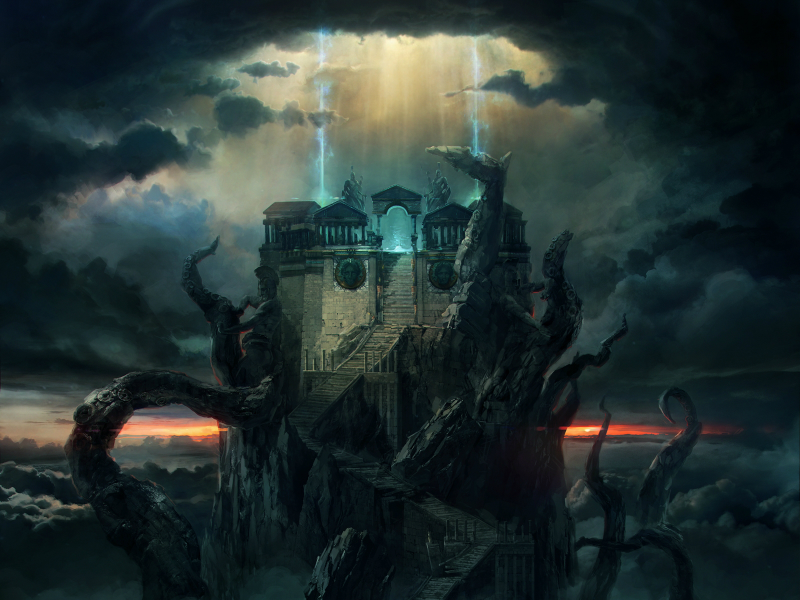 Illustration for article titled Enjoy these beautiful Godfire: Rise of Prometheus wallpapers